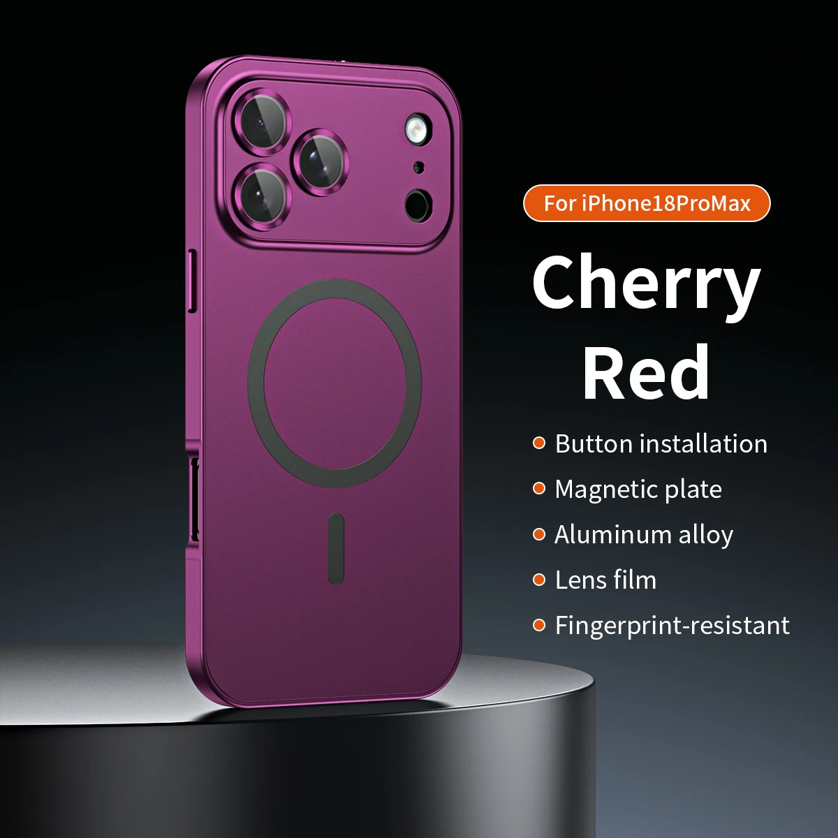 Sleek Metal Frame Phone Case with Aluminum Back Panel Cover