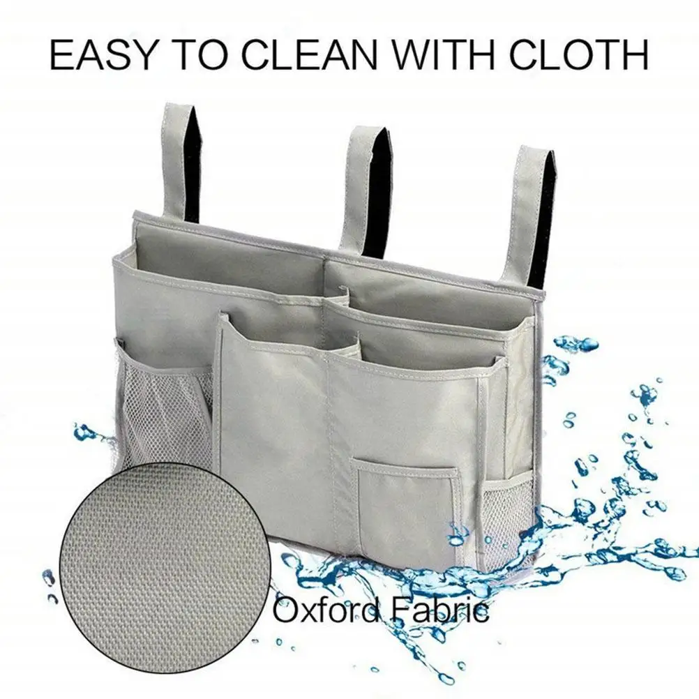 Bedside Pocket Hanger Bedroom Bag Hanging Storage Waterproof Oxford Fabric Organizer Baby 5