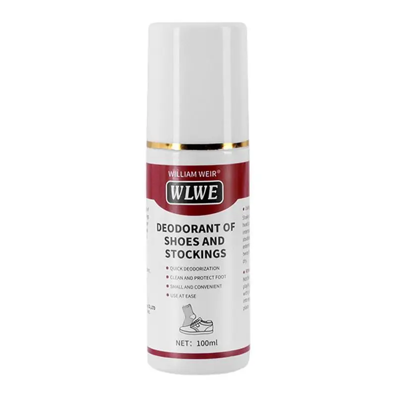 

100ml Shoe Deodorizer Spray Shoe Closet Odor Eliminator Outdoor Shoe Refresher Foot Spray Perfume Anti sweat Shoes Smell Fighter