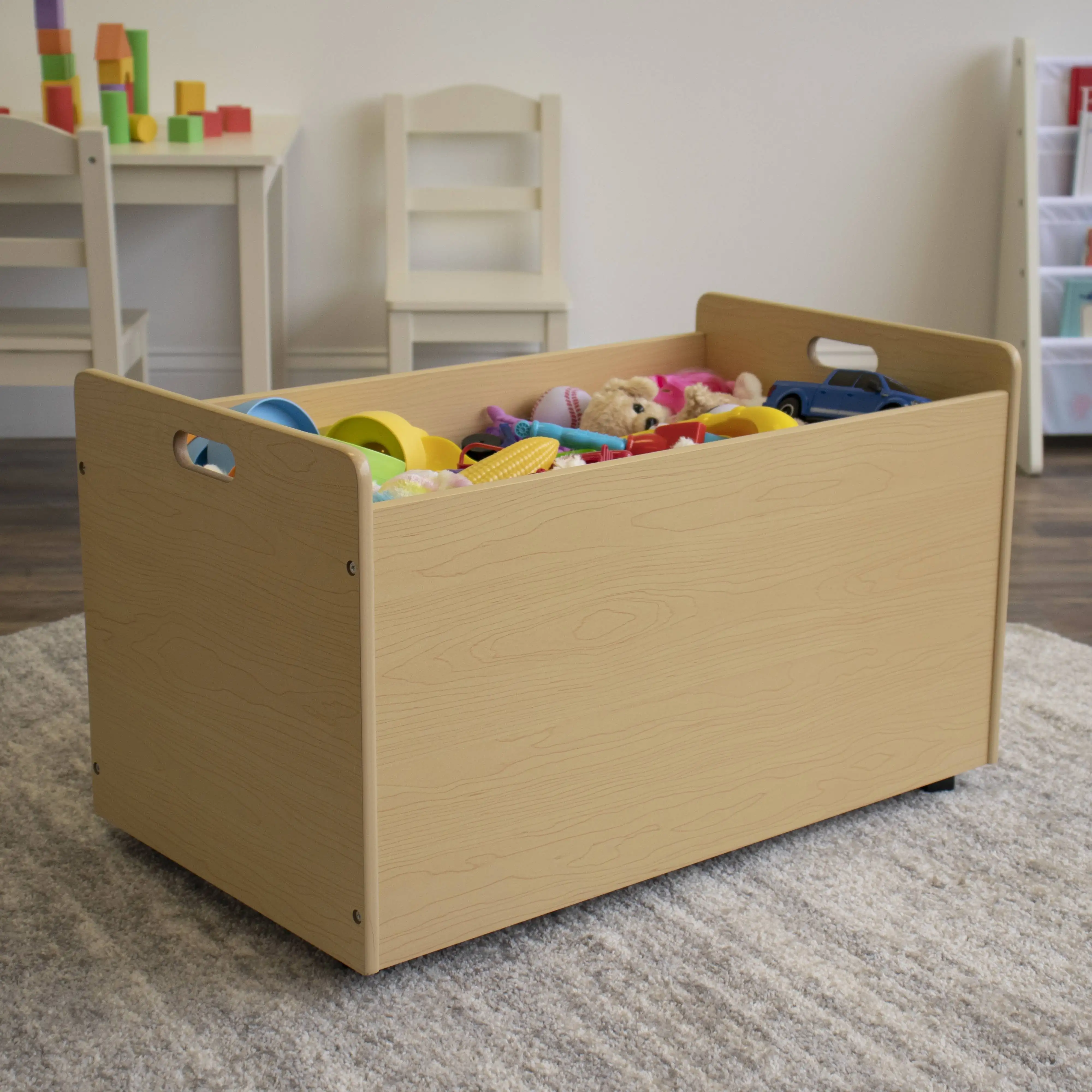 

Humble CrewLarge Storage Space Durable and Lightweight LargeToy Box with Wheels