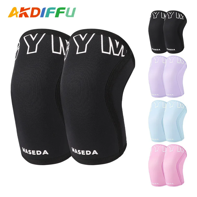7mm Neoprene Knee Sleeves (Pair) - Compression Support For Squats, Powerlifting & Weightlifting