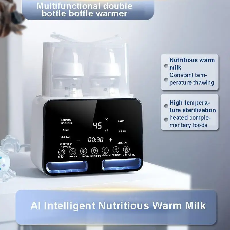 Automatic Milk Warmer Baby Breastmilk Thermostat Intelligent Temperature Regulator Baby Bottle Warmer 24 Hour Steam Sterilisation bottle warmer milk bottle heater