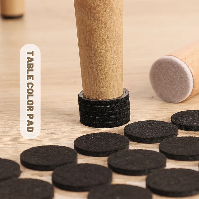 90/18 pezzi cuscinetti per mobili in feltro sedia autoadesiva copertura per gambe del tavolo protezioni per pavimenti antigraffio tappetino accessori per mobili fai da te 2