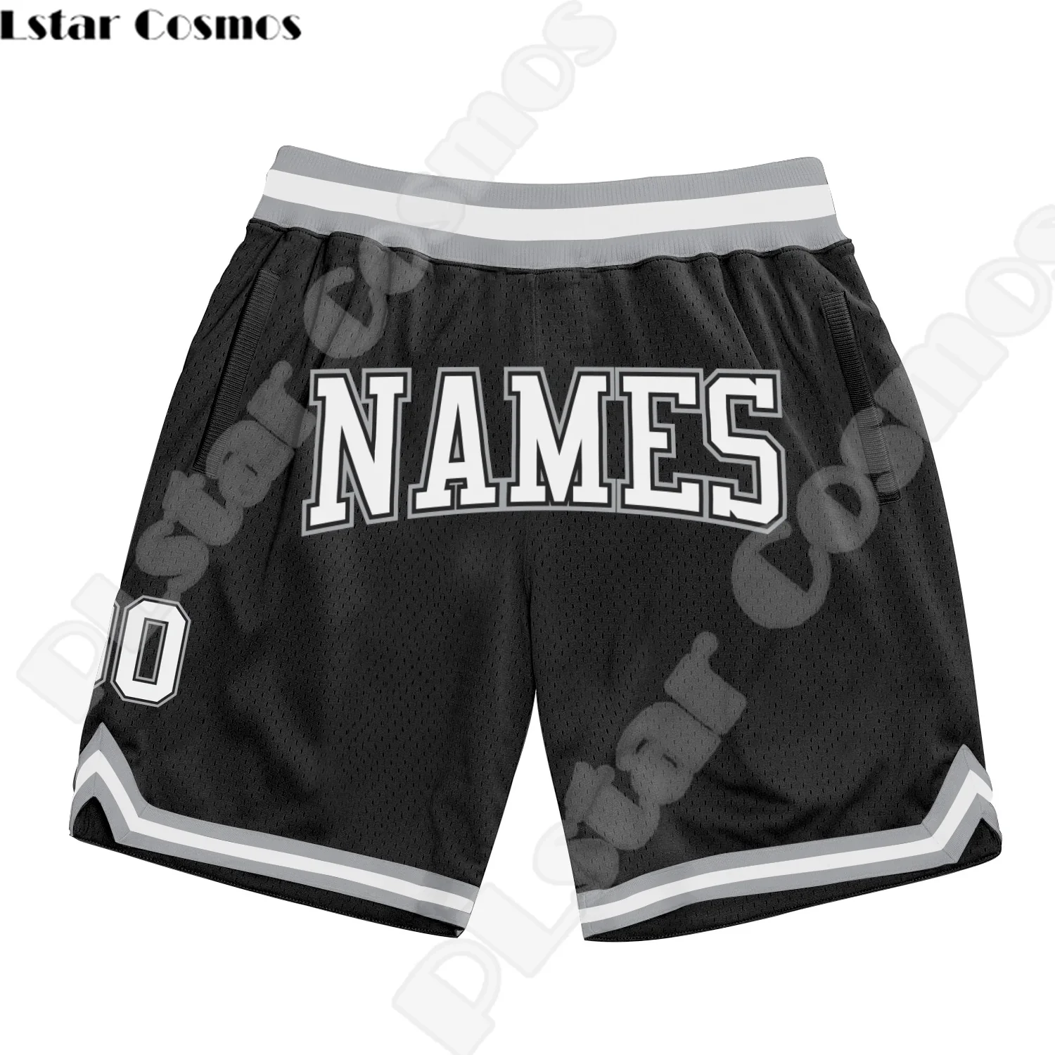Custom Name DIY Logo Pattern Team Number Basketball Shorts Pants Retro Breathable Mesh 3DPrint Summer Harajuku Drop Shipping A12 3