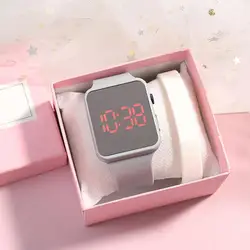 High-Precision ABS LED Stylish Digital Watch Child Wrist Clock Decor for School