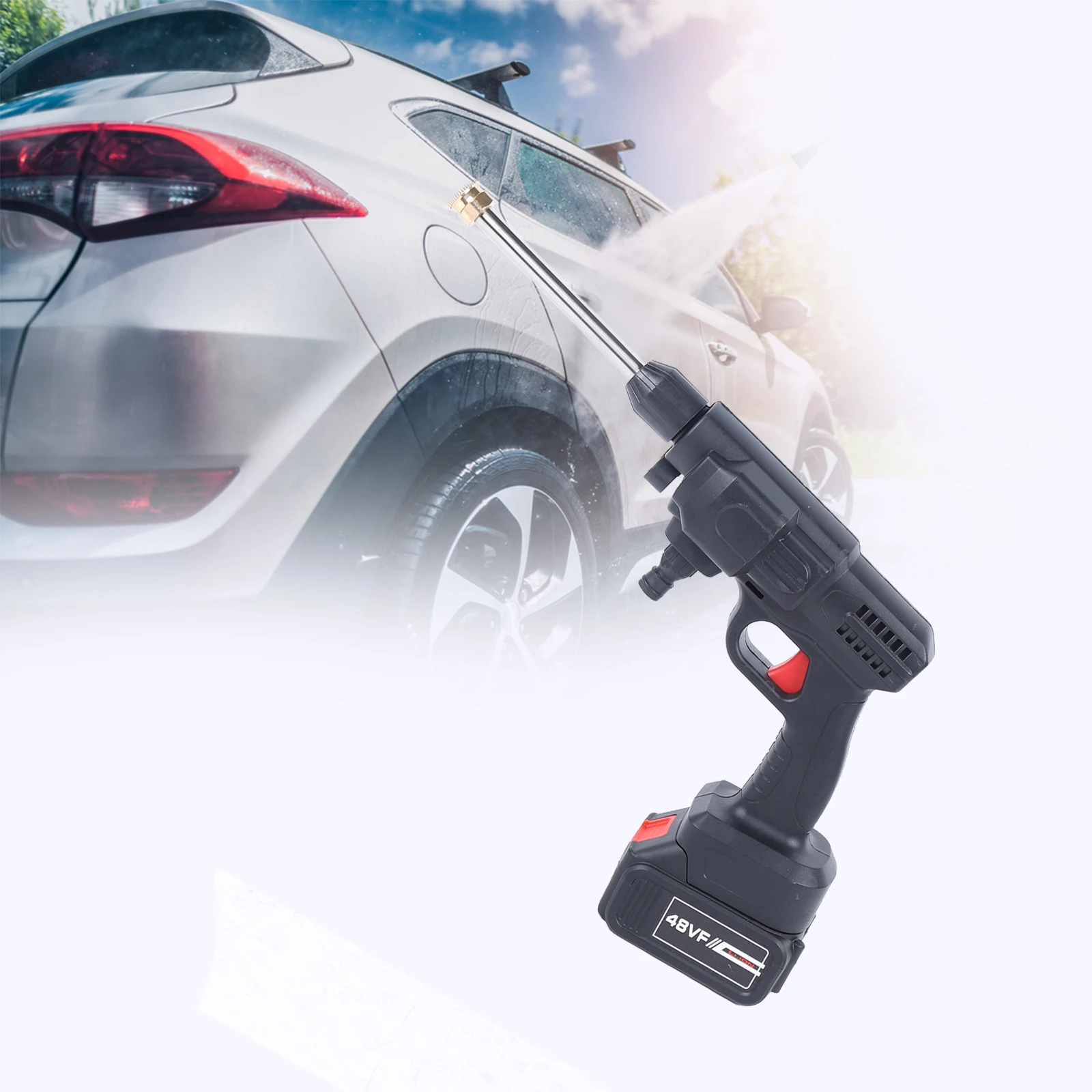 21V Cordless High-Pressure Electric Car Washer – Portable Jet Cleaner 2