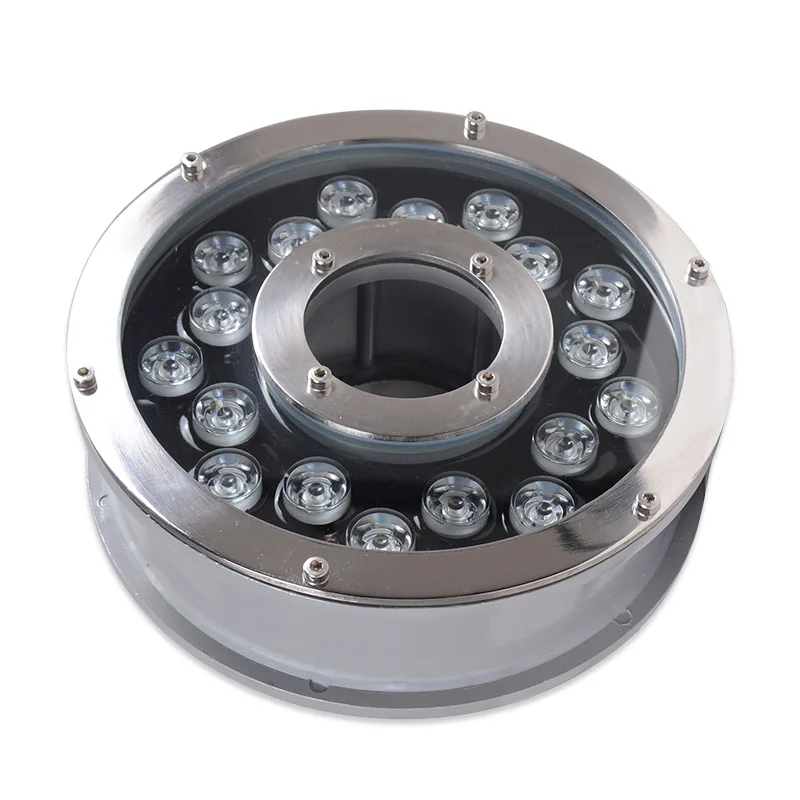8pcs AC12V 24V DMX512 Underwater Light Fountain 6w 9w12w 15w 18w RGB RGBW External Control Ip68 For Garden Yard Pool 6