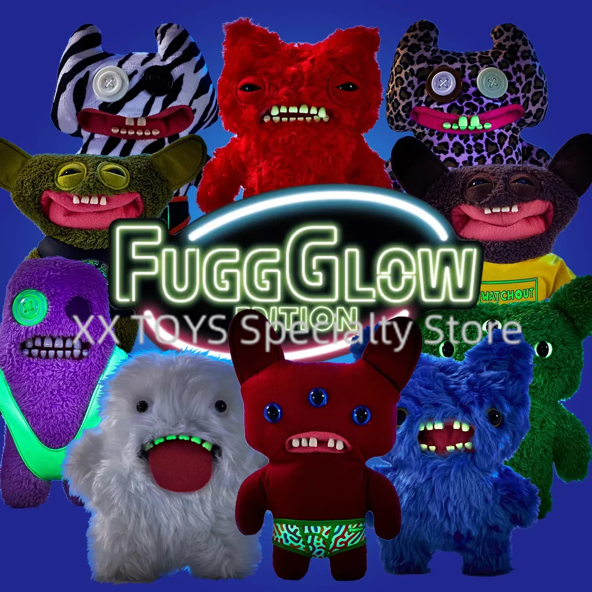 FUGGLER ファグラー 醜いモンスター ぬいぐるみ 人間のような歯 ooga FUGGLER ファグラー 醜いモンスター ぬいぐるみ 人間のような歯