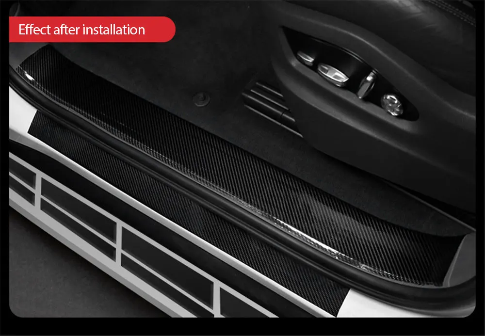 Description Picture 4 of item2024 DIY Nano 3D Carbon Fiber Car Sticker Threshold Protection Strip Bumper Tape Motorcycle And Bicycle Waterproof