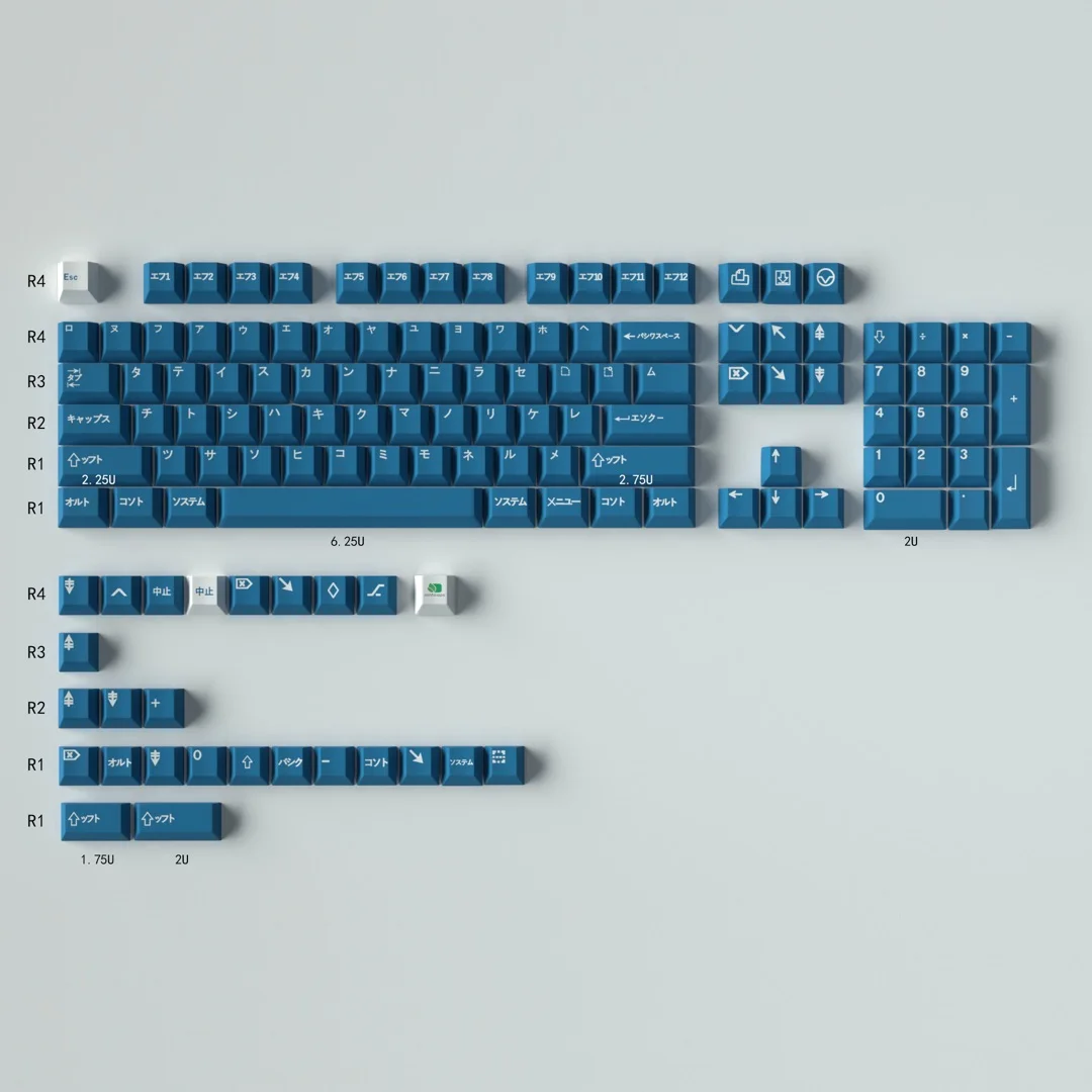 Gmk Wob かたかん 130 キー Pbt キーキャップチェリー