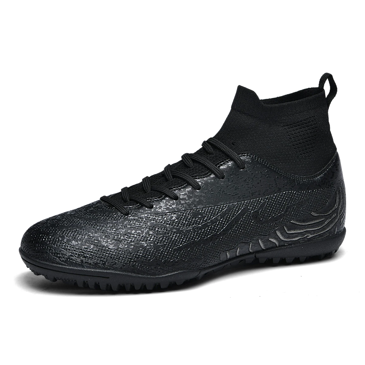 Unisex Leather Anti-Slip Football Boots for Training on Various Terrains