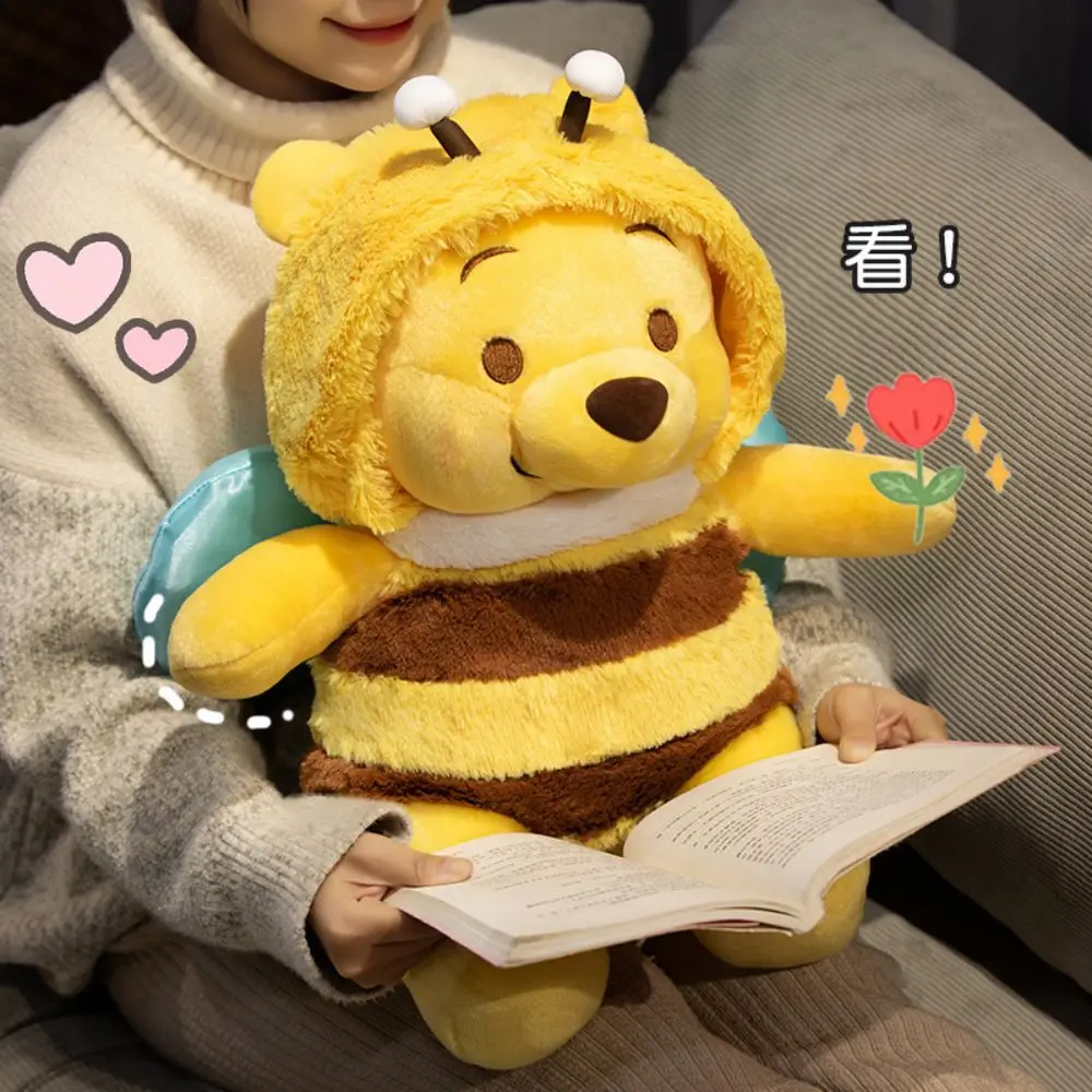 

25/35/50cm Cartoon Disney Winnie The Pooh Plush Toy Cosplay Bee Pillow Kawaii Anime Bear Stuffed Doll Toys For Children Kid Gift