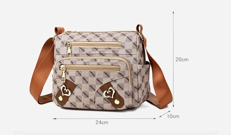 Borsa a tracolla da viaggio per madre anziana di mezza età, multi-tasca, da donna, 2023_voghion.com