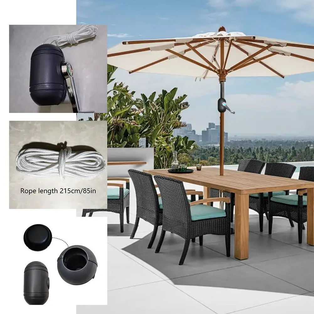 Parasol Shaker Crank Handle Patio Umbrella Crank Handle Patio Parts Outdoor Replace Accessories Umbrella H7T3