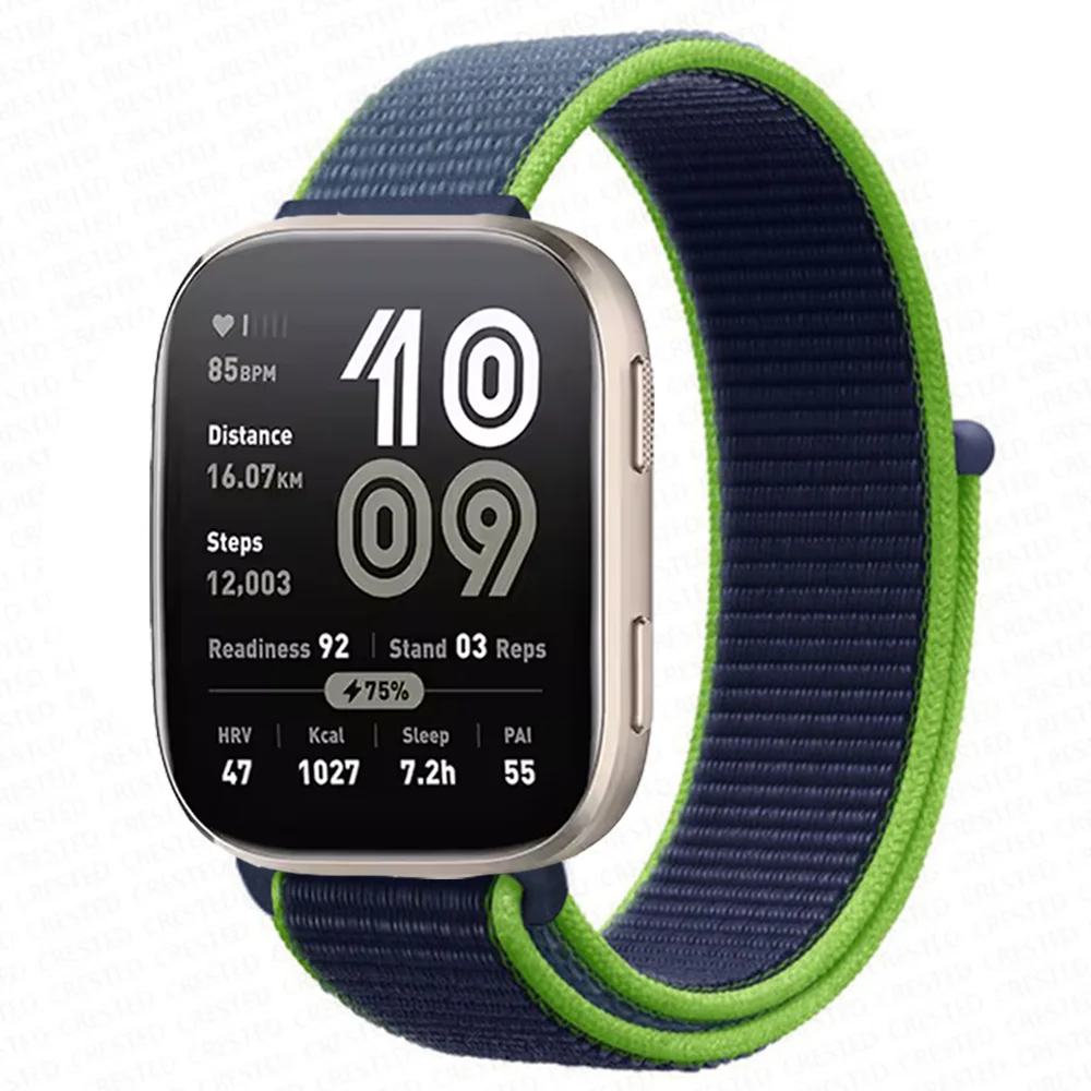 Nylon Loop Watchband Bracelet - 22mm Strap Replacement