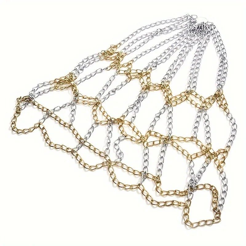 Description Picture 4 of itemOutdoor Galvanized Steel Chain Net Durable Basketball Target Net Basketball Classic Sport Steel Chain Basketball Net