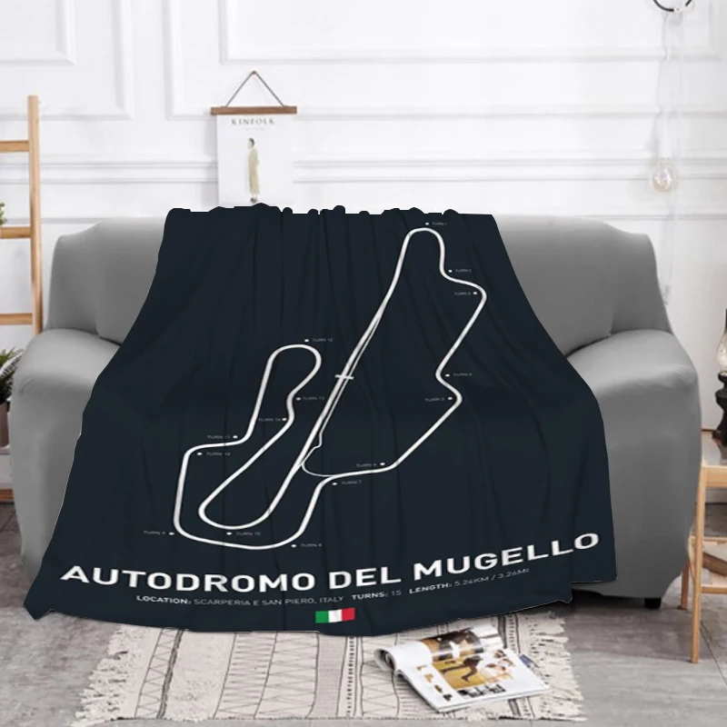 

Baby Blanket Sofa Winter F1 Imola Monaco Track Circuit Furry Bed Blankets & Throws Throw Fluffy Soft Fleece Beds Custom Nap Home