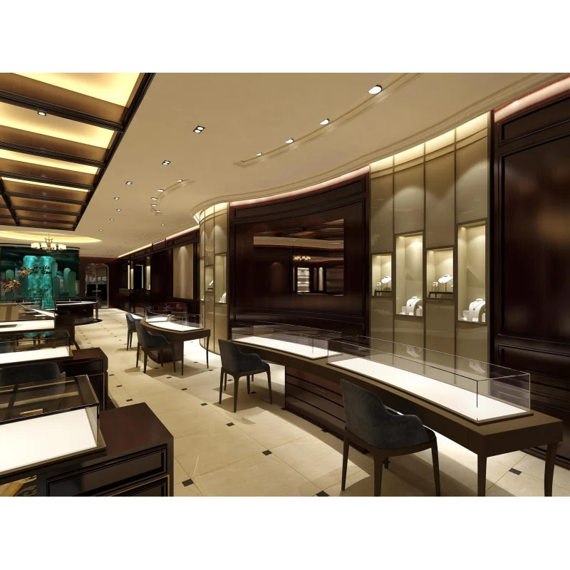 맞춤형 고급 금속 보석 진열장 및 쇼케이스 최적의 시각적 효과를 제공하는 쇼케이스 보석
