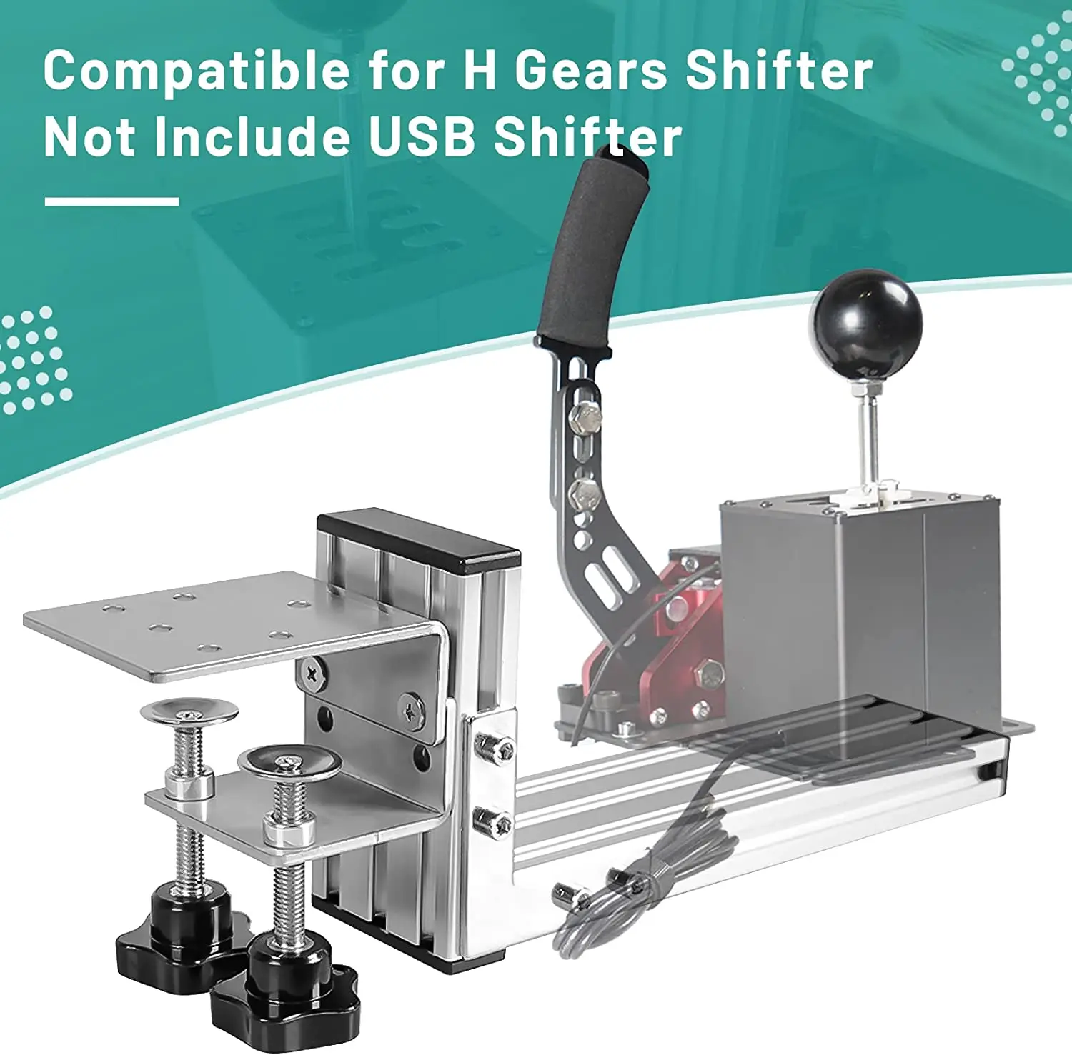 Supporto Per Simulatore Di Corse Per Giochi Di Corse Per Pc Logitech G29/G27/G25 T300 T500 Rs Pomello Del Cambio H Cambio Freno A Mano Fisso