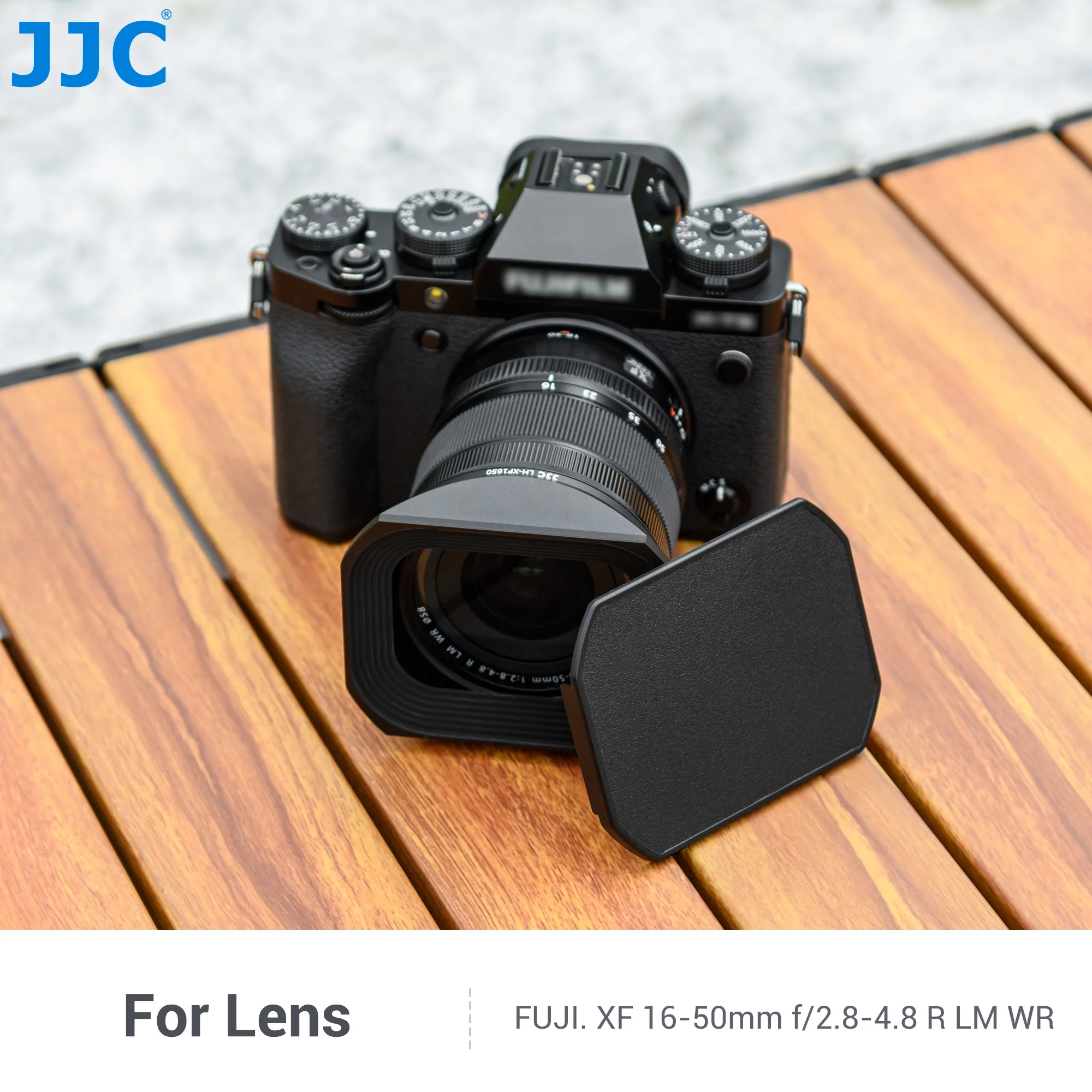 JJC Lens Hood Metal Square Bayonet for Fujinon Fuji XF16-50mm F2.8