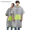 Beach Swimming Surfing Poncho for Adult Thicken Changing Robe with Hood Outdoor Sport Bath Dress Towel Microfiber Diving Cloak 1