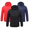 Electric Heating Jacket Rechargeable Electric Heating Jacket Windproof Four Control 21 Zone Heating Suitable for Outdoor Camping 5