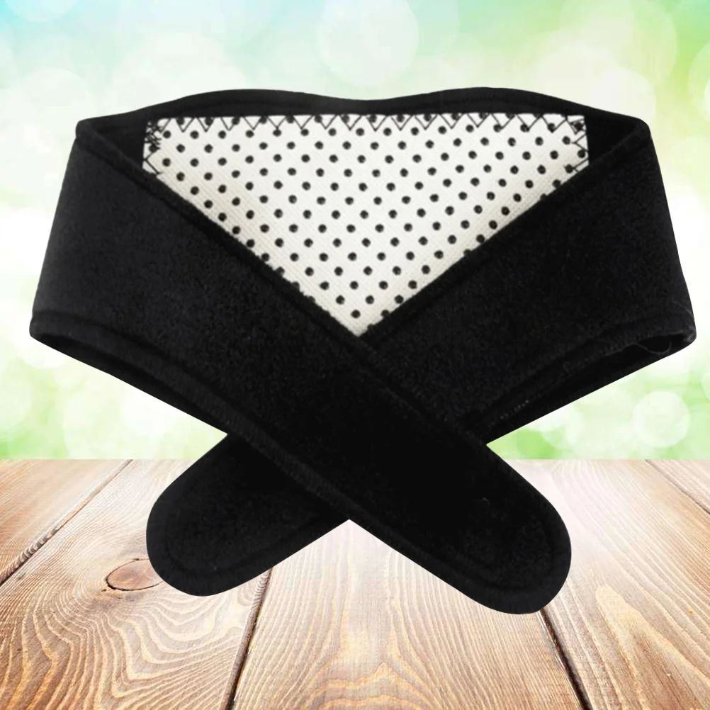 

Tourmaline Magnetic Neck Massager Neck Guard Self-heating Belt Magnetic Neck Brace (Black)