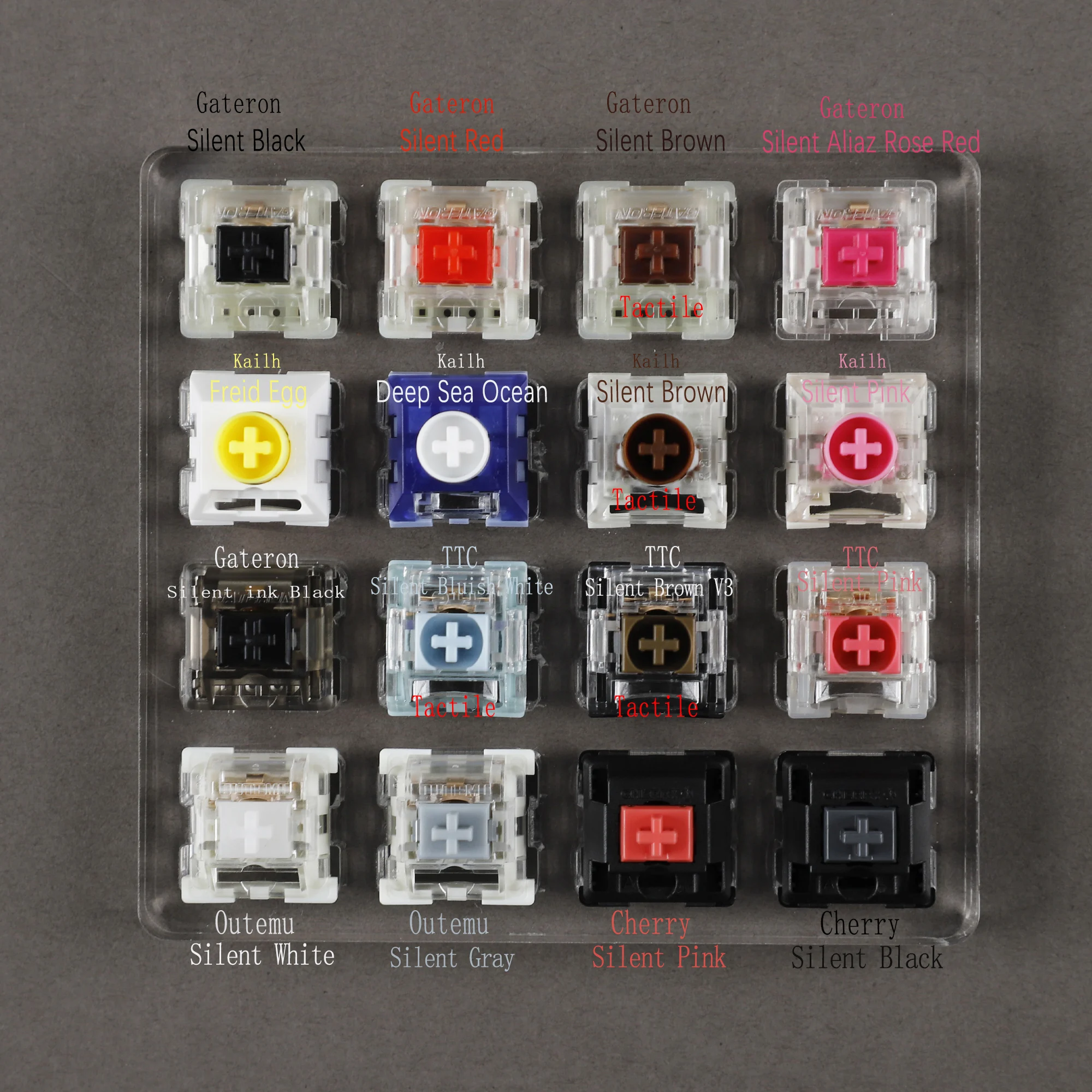Silencioso Eixo Ferramenta De Teste, Mx Switches,