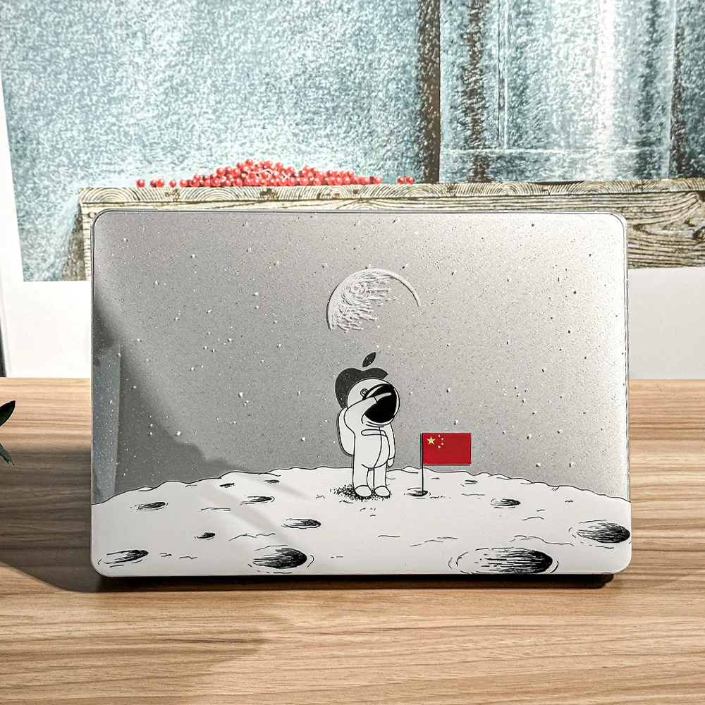 EGYAL Laptop Case for MacBook Pro 13 M2 2022 Cover M1 A2338 2020 Pro 16 M3 Hard Shell for Air M4 13.6 15.3 2025 Shiny Print Case