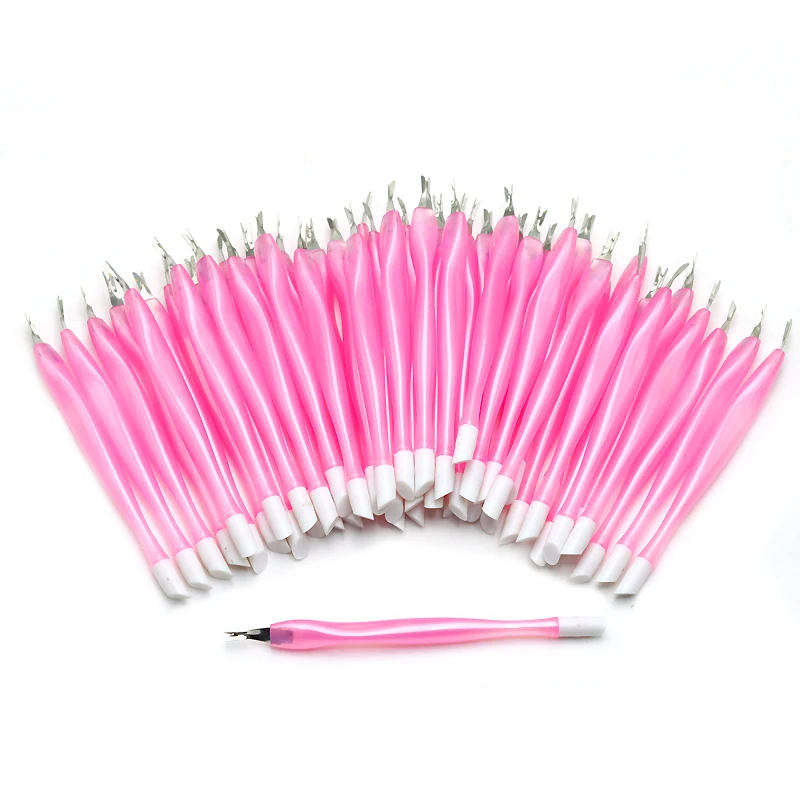50 Pcs/Bag Pedicure Tools Professional Dead Skin Remover Cuticle Pusher Nail Art Fork Trimmer Pedicure Nipper Nails Care Tools