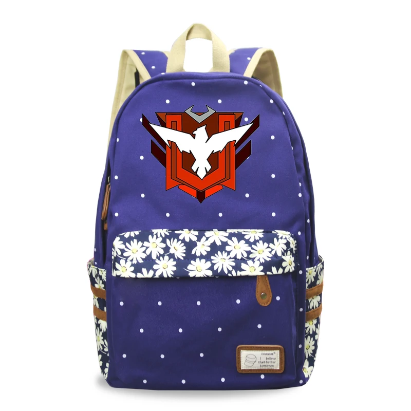 

Hot Sale Anime Free Fire Garena Backpack Floral Canvas Cute Women Kawaii Bookbags Travel Unisex Back Pack Free Fire Laptop Bags