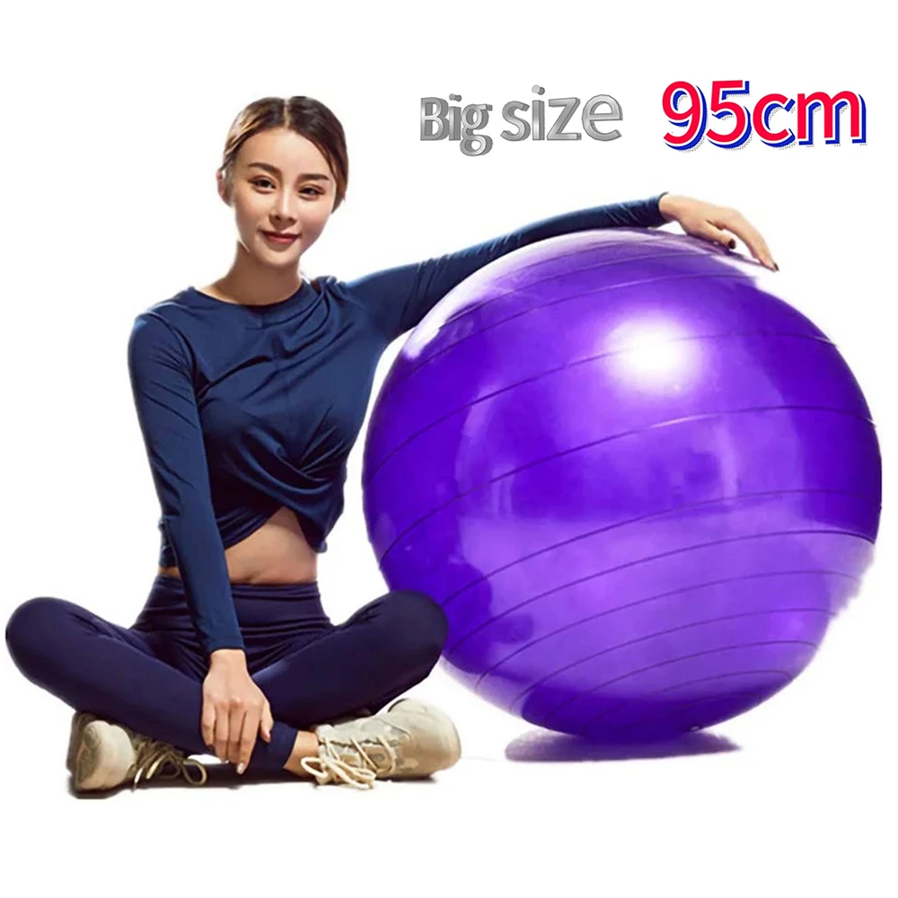 patroon Oorlogsschip Naar behoren Yoga Ball Big Pilates | 95cm Exercise Ball | Yoga Ball 95cm | Gym Ball 95cm  | Fitness Balls - Yoga Balls - Aliexpress