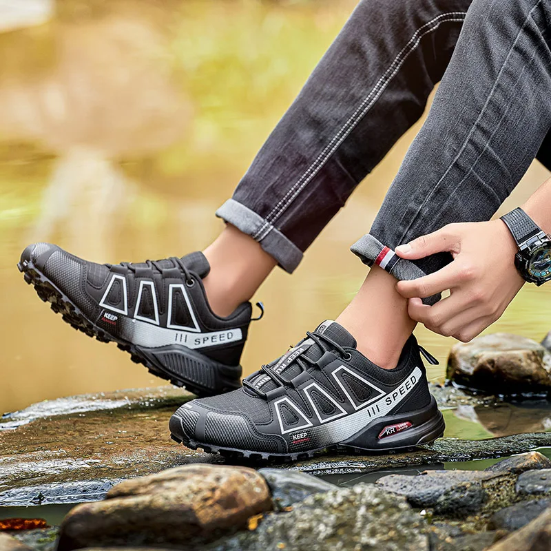 Herrenschuhe, Mountain Cross-Country-Fahrradschuhe, bequeme, rutschfeste Sportschuhe für Damen im Freien, Freizeit-Rennräder – Detail 28