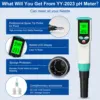 Digital Food PH Meter with KCL Kit 0.01 Resolution High Accuracy Sensor pH Tester for Meat Dough Sausage Cheese Cosmetics Soil 6