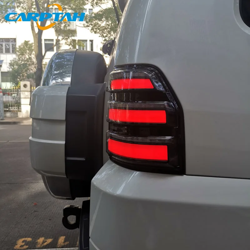

For Mitsubishi Pajero Montero 2006 - 2020 Car Taillight Tail Lights Rear Running Light + Dynamic Turn Signal + Reverse + Brake