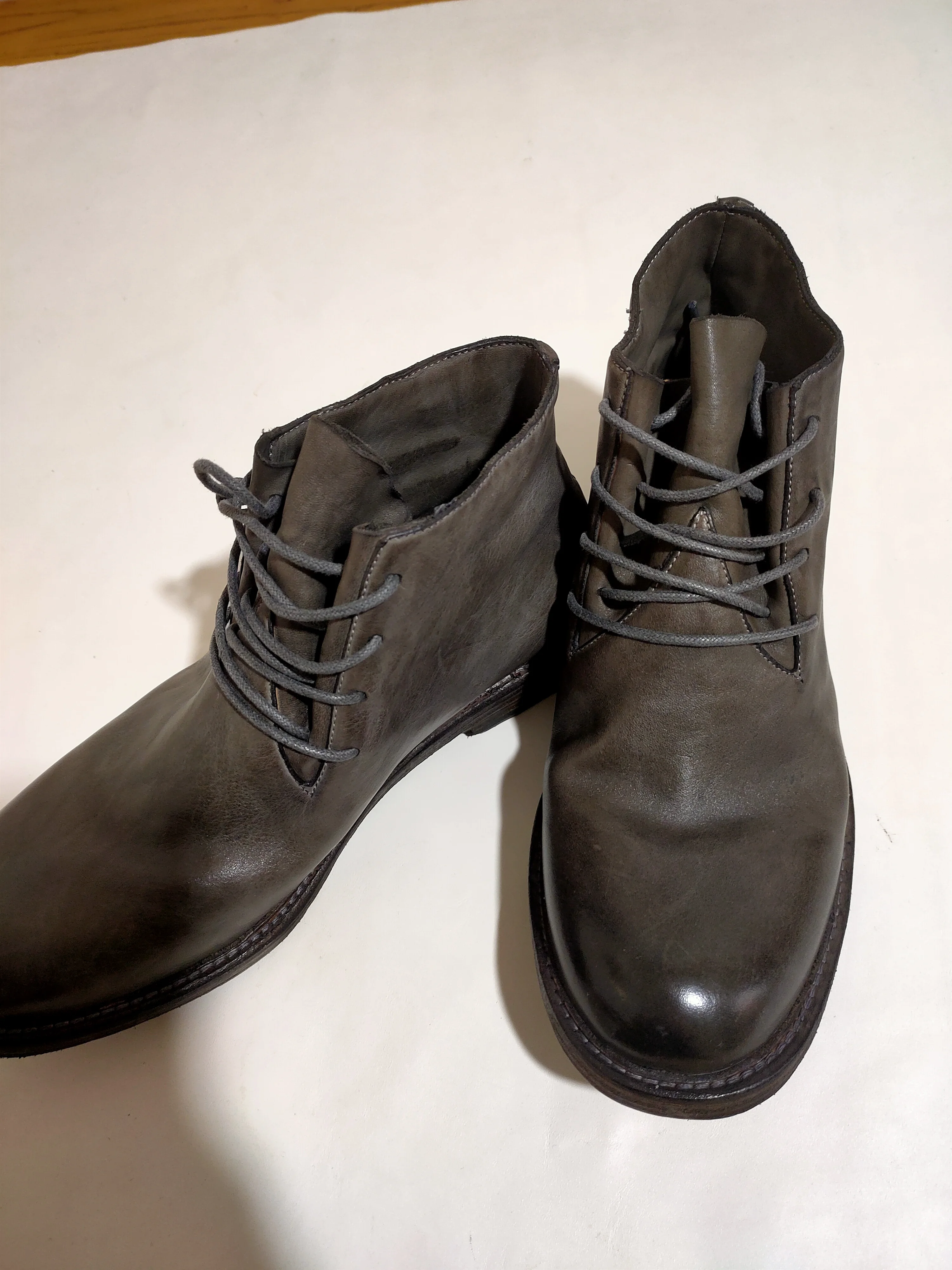 Neue Heavy-duty Gewaschen Herbst Winter männer Arbeitskleidung Stiefel Vintage Stiefel Top Schicht Pferdeleder Outdoor Reise Reiten Schuhe arbeitskleidung – Detail 3