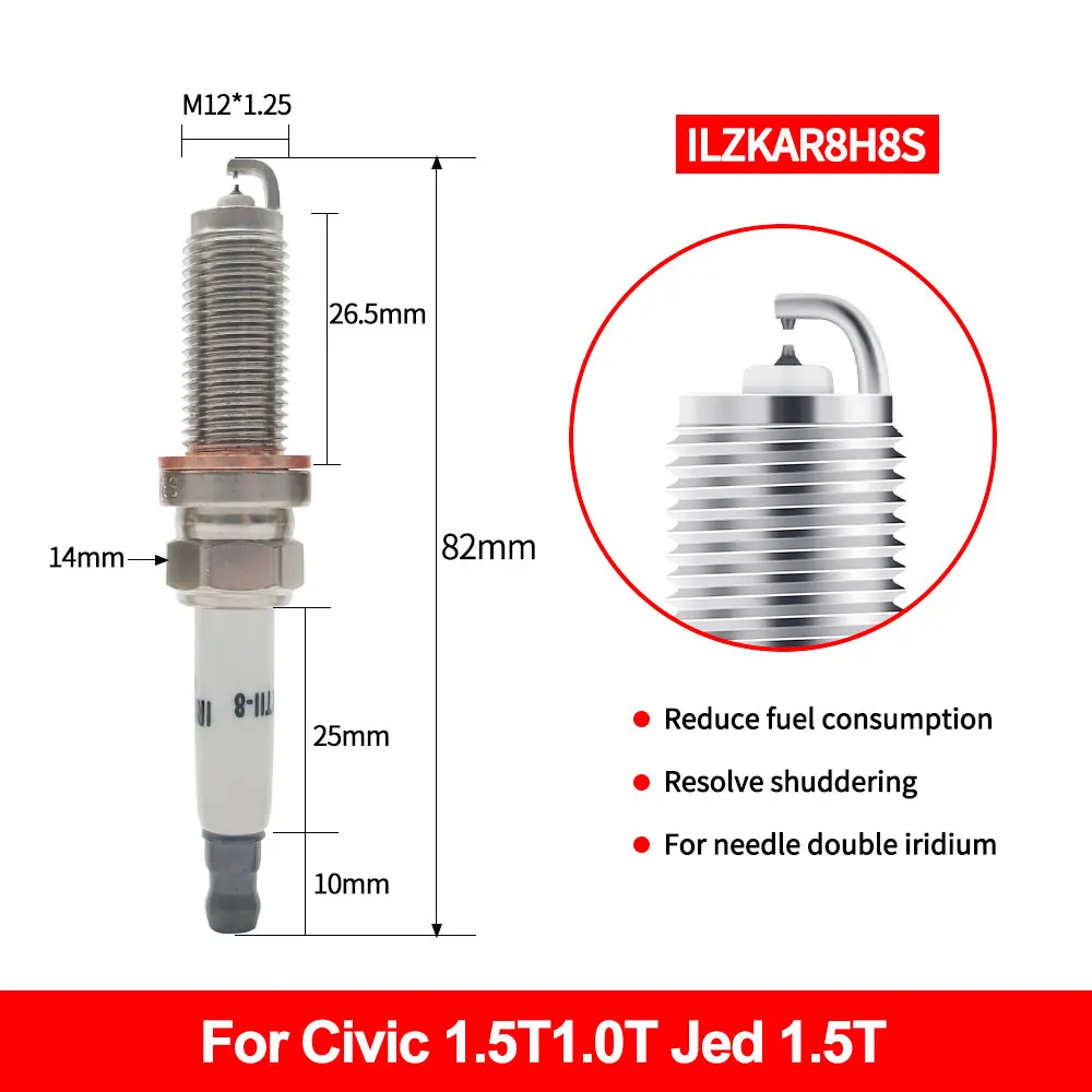 村尾 95112/ILZKAR8H8S OE12290-59B-003 Iridium Spark Plug 64378