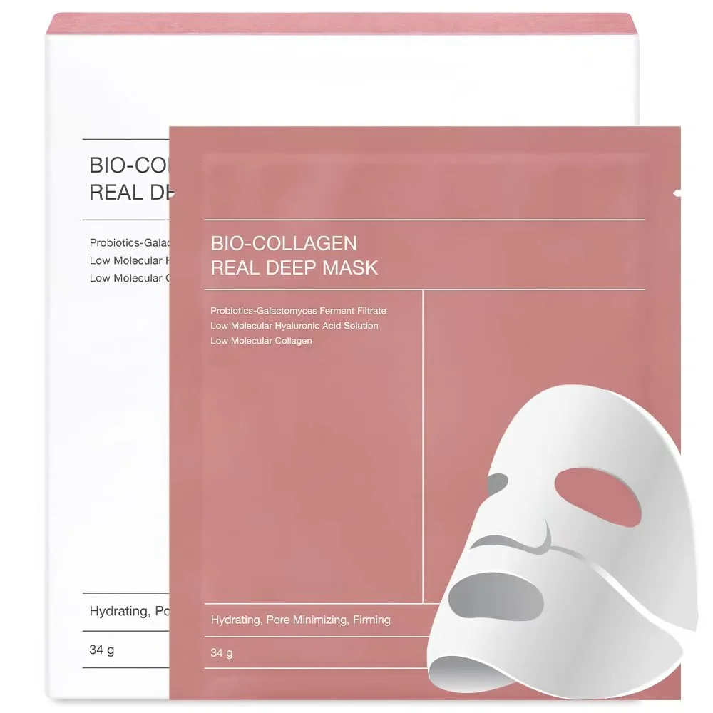 BioCollagen Facial Mask Deep Moisturizing Whitening Niacinamide Hydrogel Firming Skin