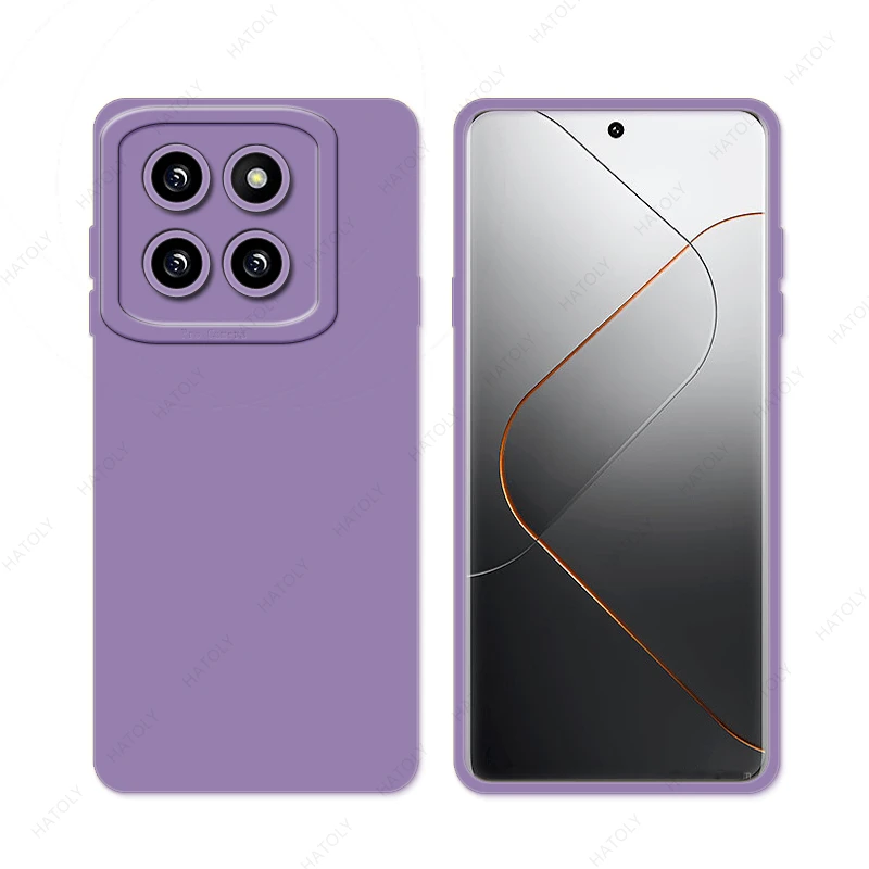Per Xiaomi 14 Pro Custodia Per Xiaomi 14 Pro Cover Shell Paraurti Posteriore Capa Para Custodia Morbida In Silicone Liquido Per Xiaomi 14 Pro 13T