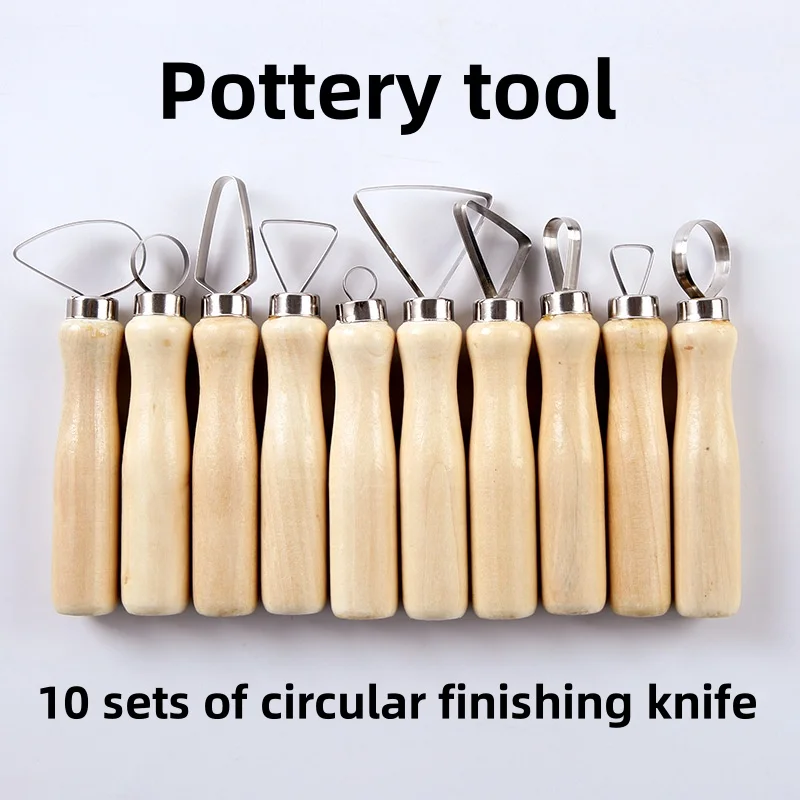 Big Head Repair with Knife Clay Clay Tools Handicraft Pottery Making Tools 10 piece polymer clay tools pottery tools clay sculpting tools pottery sculpting tools clay craft tool