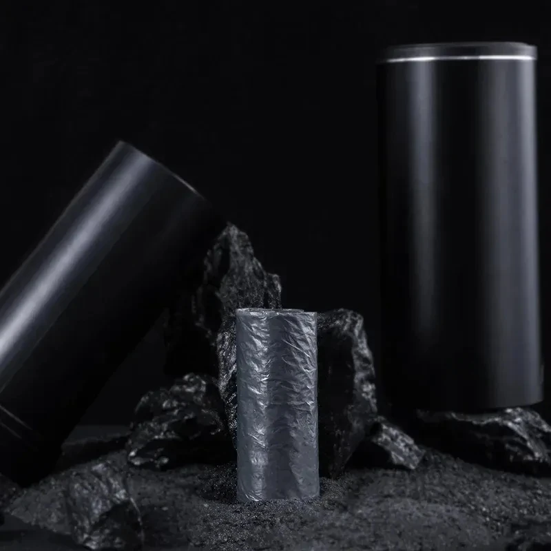 2026 NEW Car Trash Bin Alloy Garbage Can For Car Dustbin Waste Rubbish Basket Bin Organizer Storage Holder Bag Auto Accessories