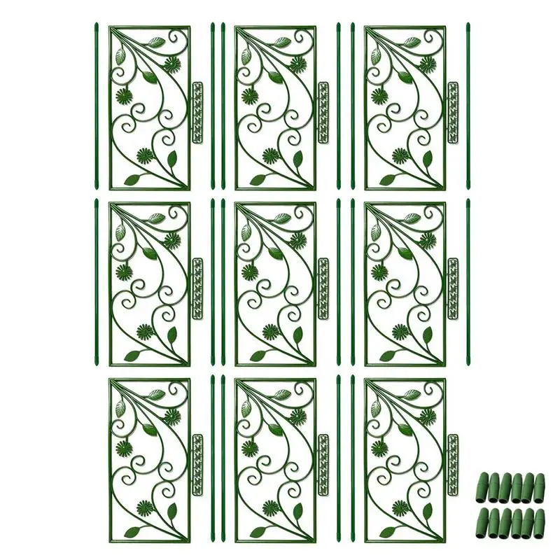 Supporto Per Piante Rampicanti Traliccio Pieghevole Staccabile Per Cetriolo Per Giardino Traliccio Per Piante In Fibra Di Vetro Per Piante D'Appartame