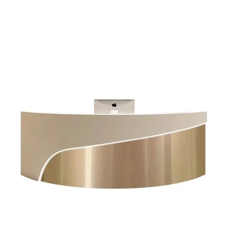 Podium Luxury Furniture Store Store Reception Table Church Pulpit Salon Furniture Entrances Luxury Reception 180cm