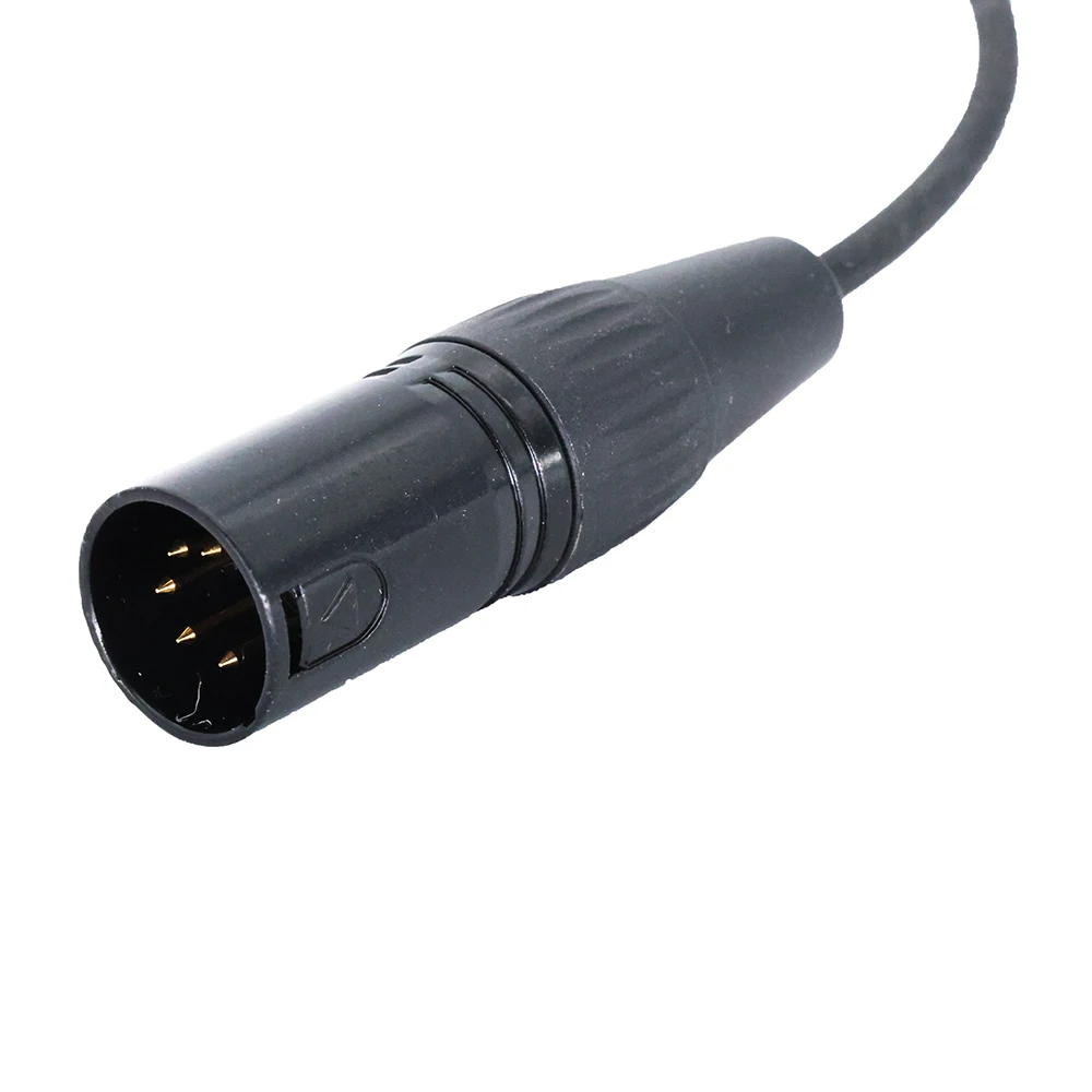 For Aviation Headset GA Dual Plugs to Airbus 5 Pin XLR Headset Adapter