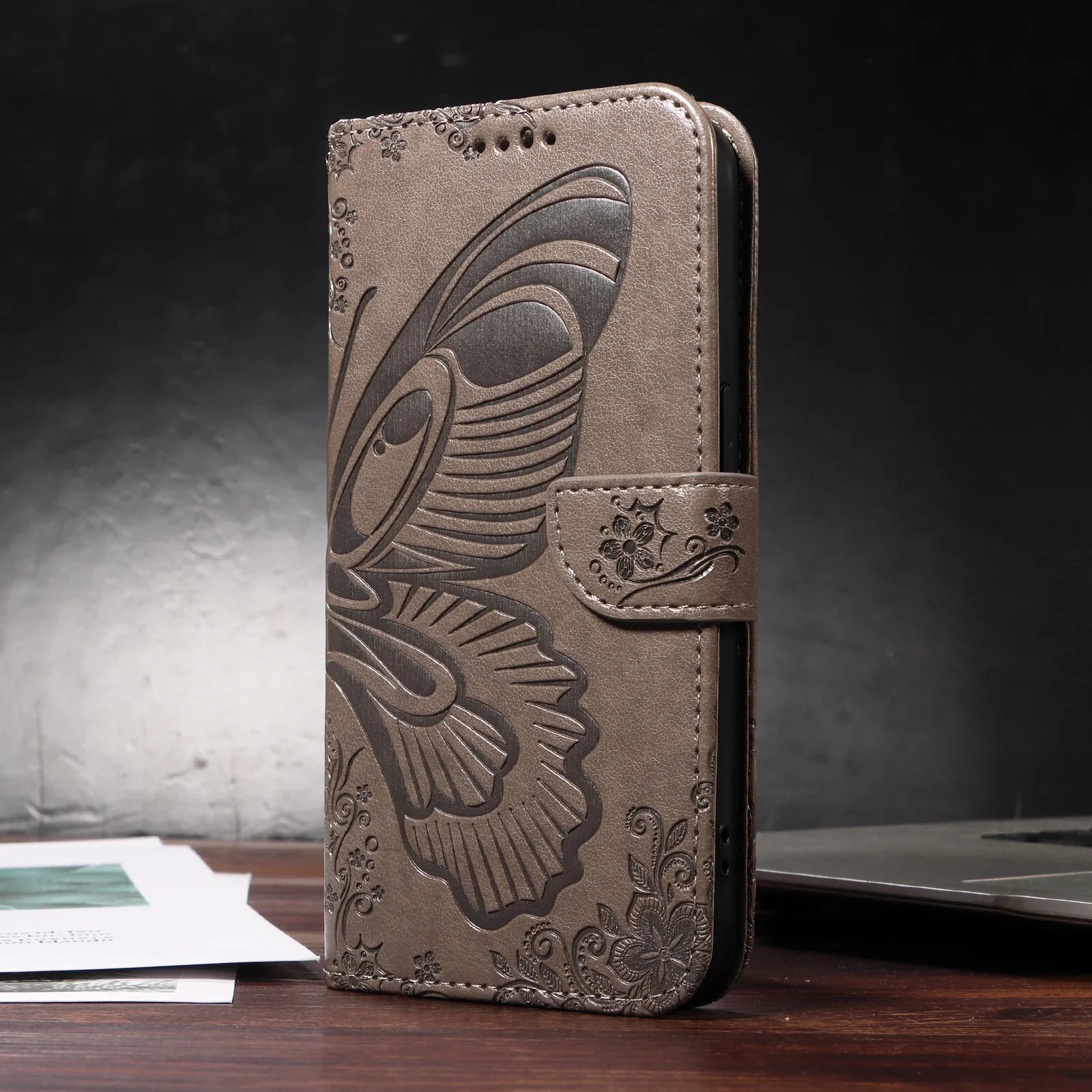 Magnetic Leather Wallet Flip Phone Case Cover