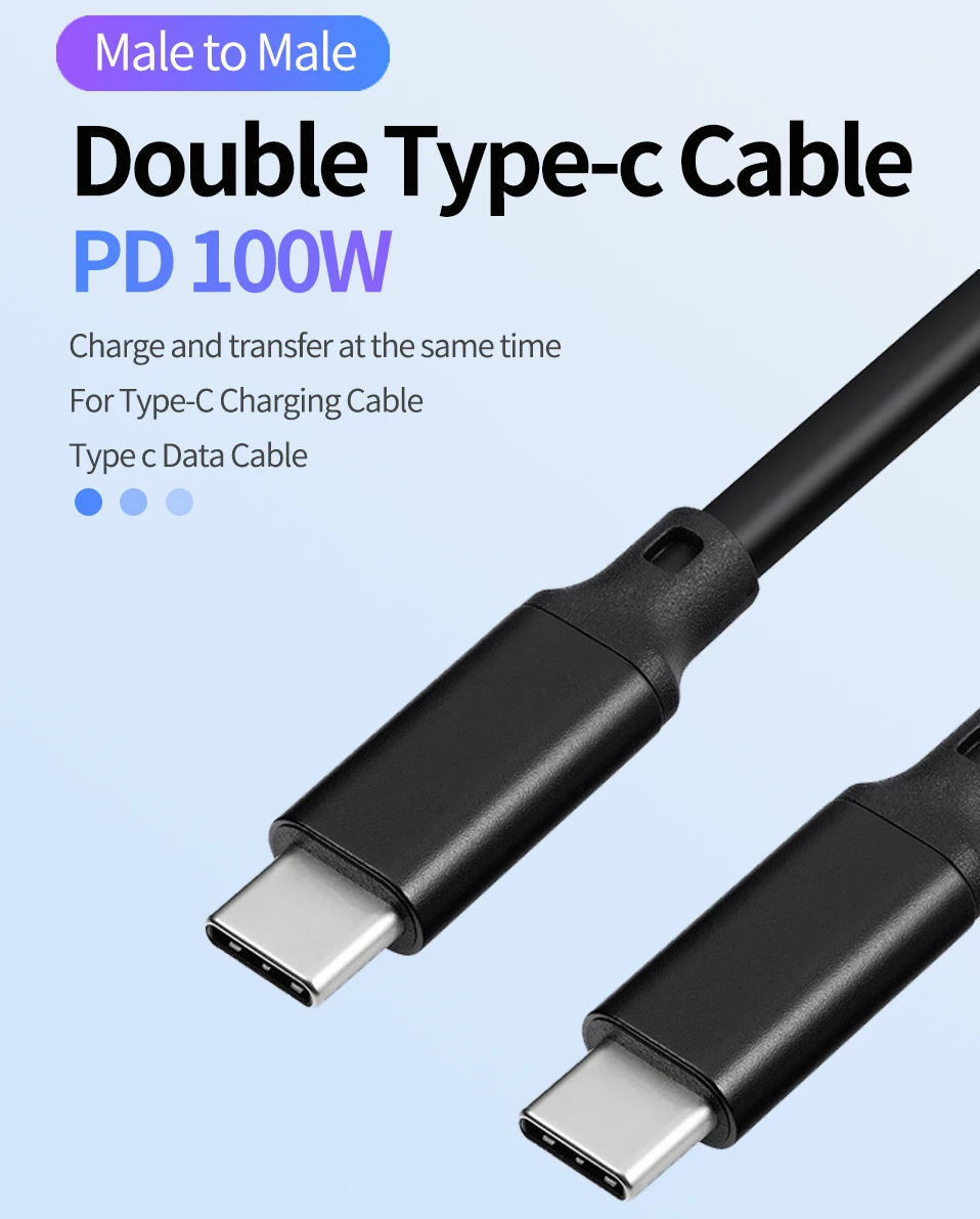 

10Pcs USB C to USB Type C Cable for MacBook Pro Quick Charge 4.0/3.0 100W PD Fast Charging for Samsung Xiaomi mi Charge Cable