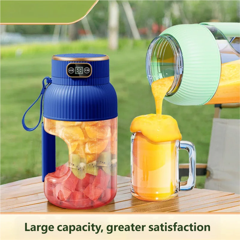 Fruit Juicer Cup Portable Electric Fruit Mixer Stirrng Cup Large Capacity Smoothie Quick Making Bottle Suitable Juice Production 2