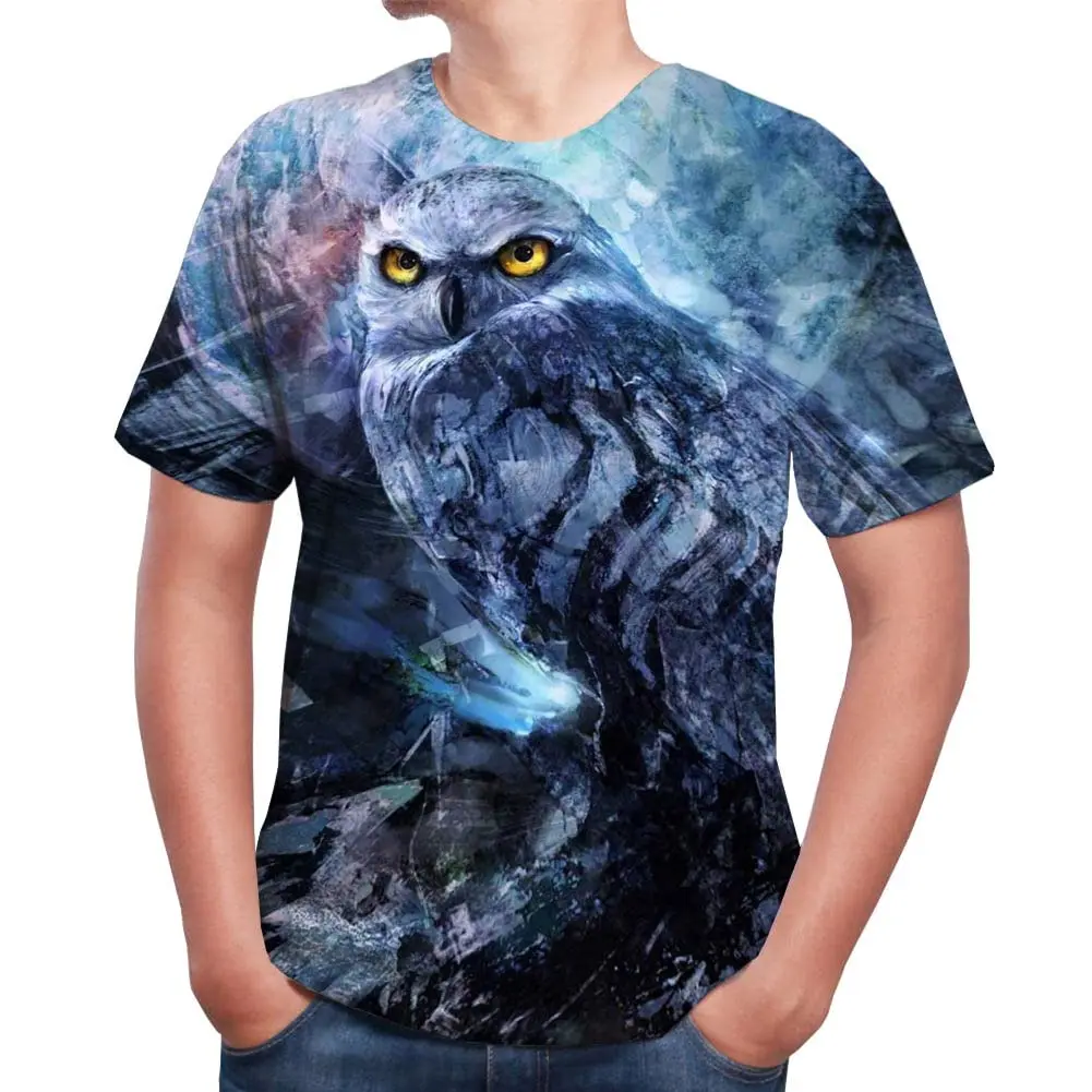 

Новая ретро одежда мужская футболка с трехмерным орлом летняя дышащая и удобная футболка Повседневная футболка уличная одежда