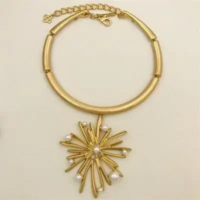 

European And American Fashion Exaggerated Design Pearl Necklace Niche Jewelry For Woman Trend
