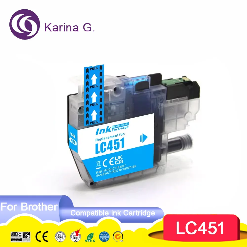 Standard capacity LC451 LC 451Premium Color Compatible Printer Ink Cartridge for